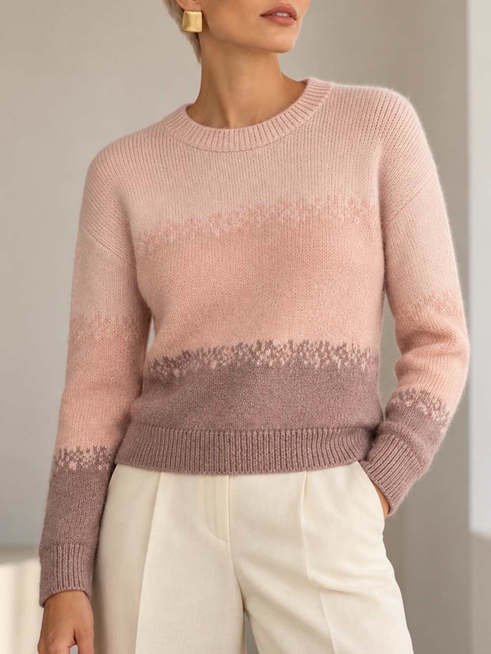 Anthropologie Maeve Tinsel Eyelash sweater Petite Size S